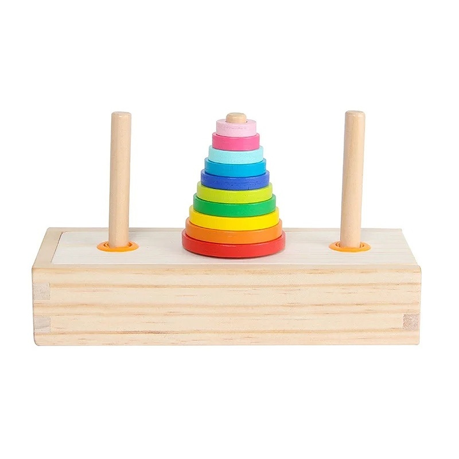 Wooden Tower of Hanoi｜math logic puzzle