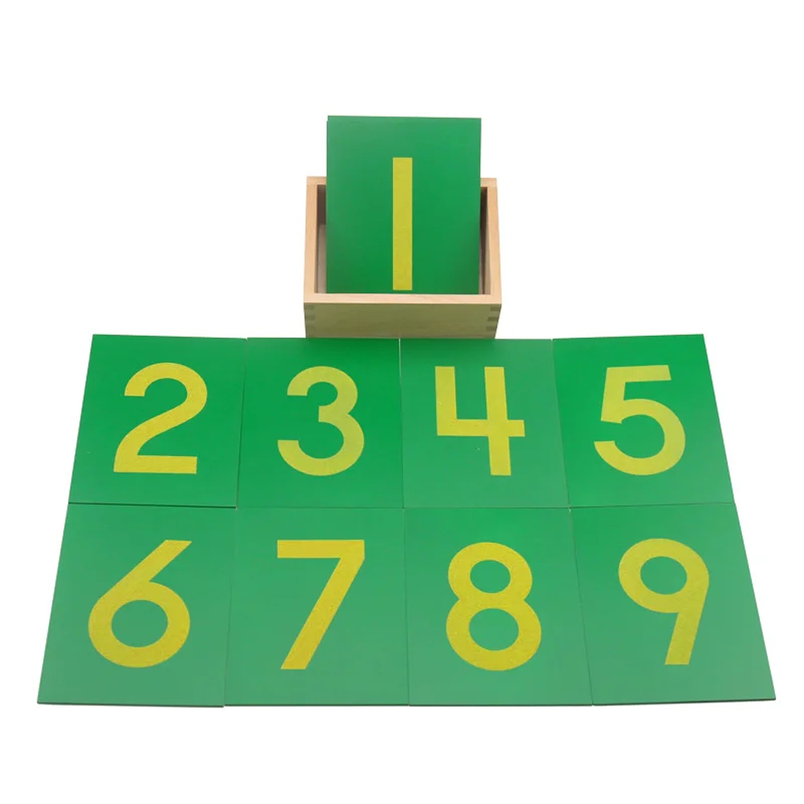 montessori-sandpaper-numbers-0-9-green-box